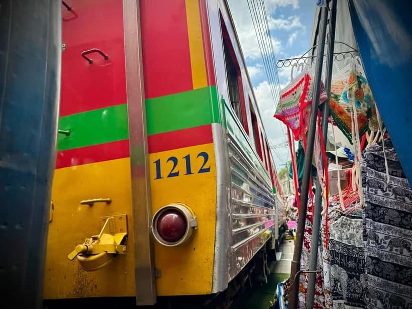 Bangkok: Floating Market and Train Market Experience - The Best Moment: Seeing Stalls From Trackside and From Inside the Train