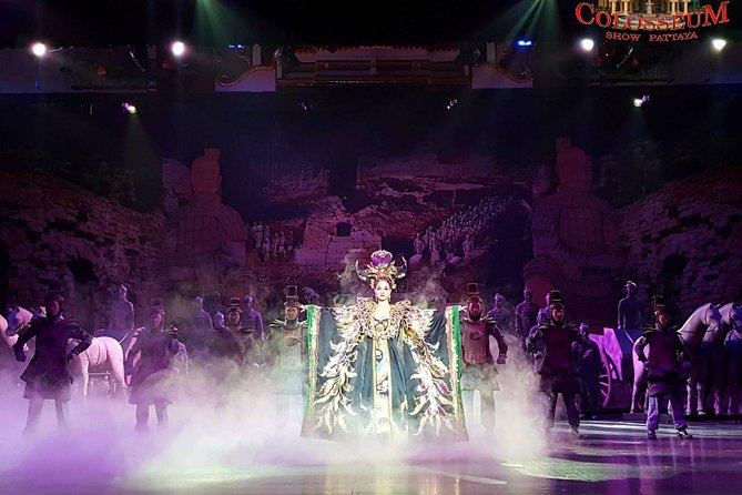 Colosseum Cabaret Show in Pattaya Entry Ticket - Stage magic built with futuristic lights and a hydraulic system