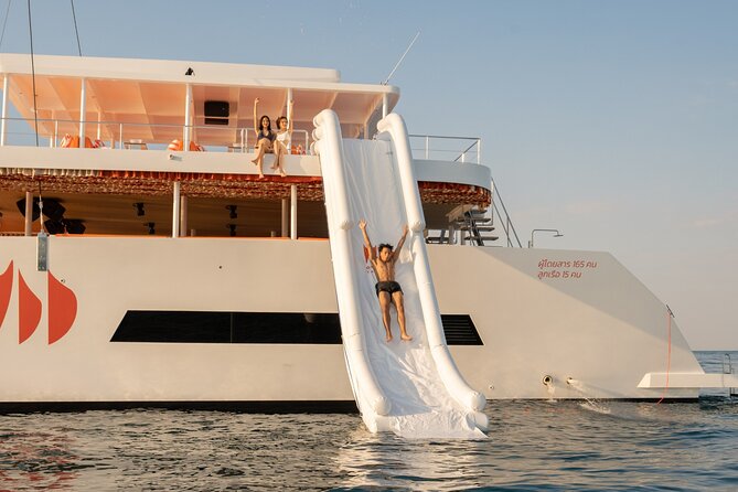 Pattaya: 3 Island-Hopping Full-Day Party Catamaran Cruise - Setting Out From Ocean Marina Yacht Club (Sattahip Area)