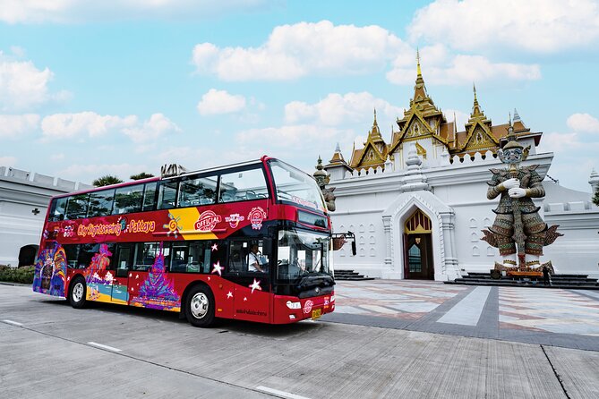 Pattaya Hop-On Hop-Off Bus Tours - Red Line at 10:00: beaches, big hotels, and pier energy