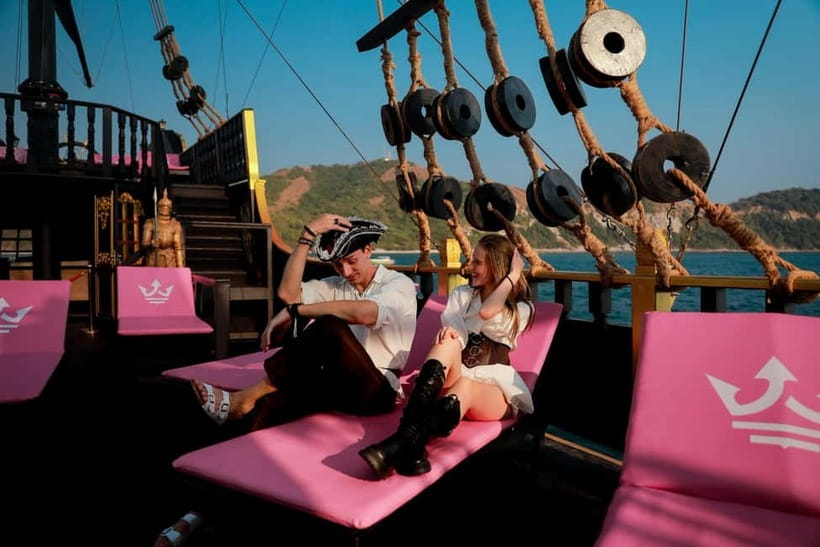 Pattaya: Koh Larn Pirate Cruise with Transfer & Activities - The party on deck: dancing, foam play, and when to grab a quiet spot