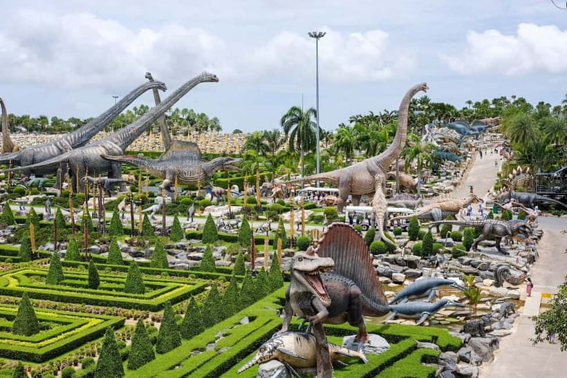 Pattaya: Nong Nooch Tropical Garden Ticket - Dinosaur Valley: the one-stop dinosaur highlight